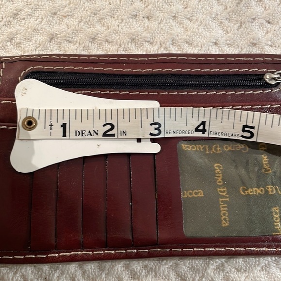 Geno D’Lucca Travel Flat Leather Carpartemental Mini Crossbody Bag - Picture 11 of 11